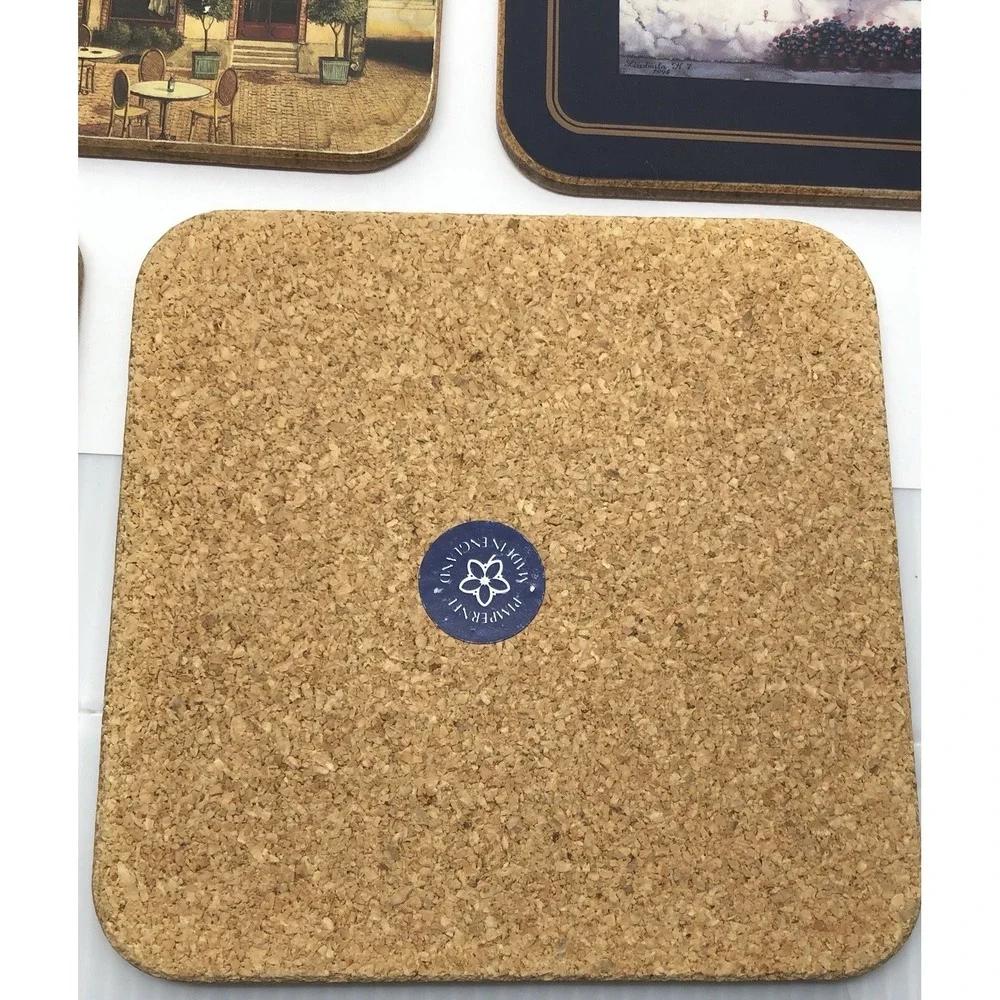 8 Vintage‎ French Landmarks Coasters Pimpernel Made In England